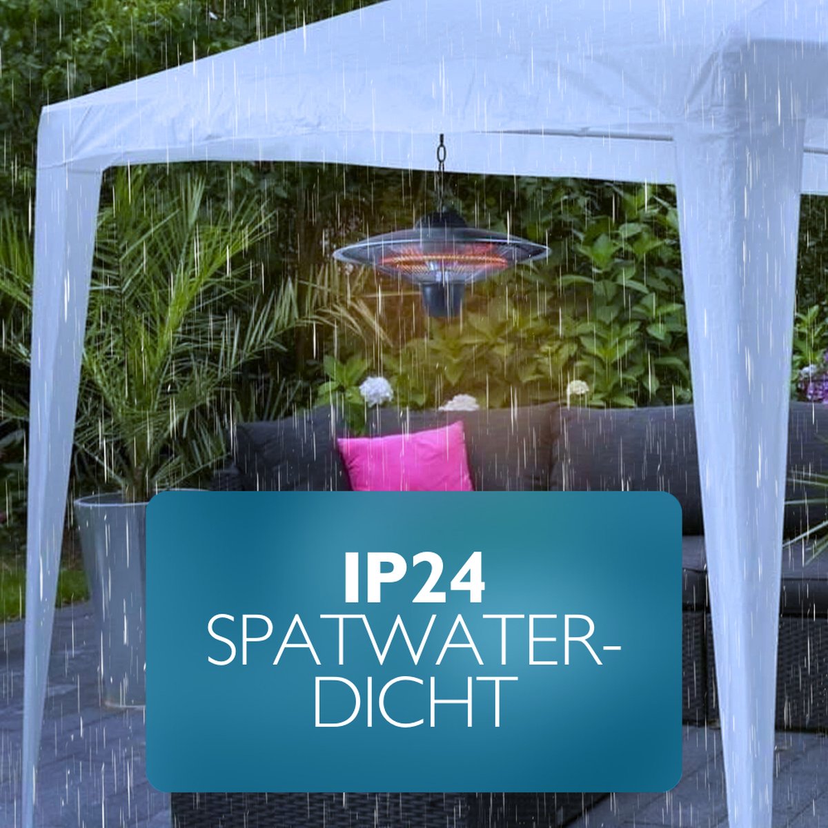 Eurom Partytent heater 1502 - RVS - 1500W