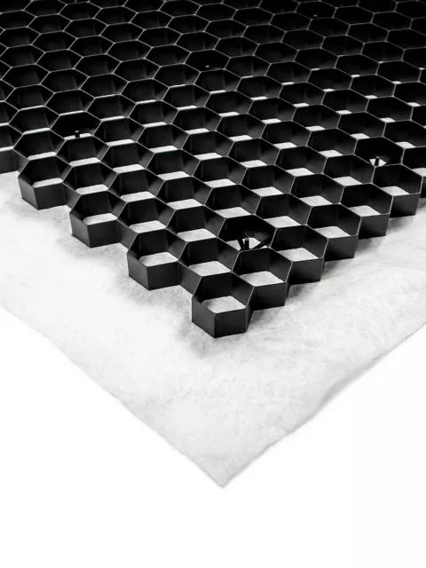 Grindmat met worteldoek EuroGravel Plus Antraciet 80x120x3 cm