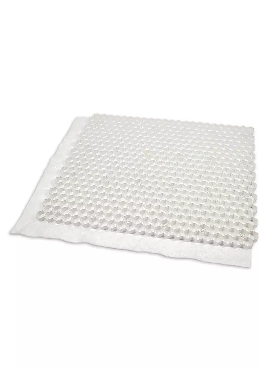 Grindmat met worteldoek EuroGravel Plus Wit 80x120x3 cm