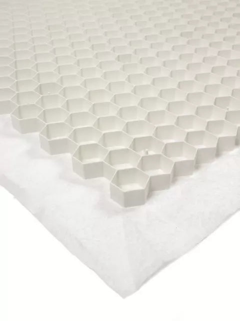 Grindmat met worteldoek EuroGravel Plus Wit 80x120x3 cm