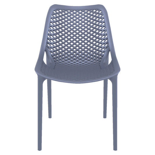 Tuinstoel - Air - grijs - 6 st