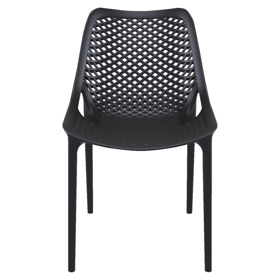 Tuinstoel - Air - zwart - 6st