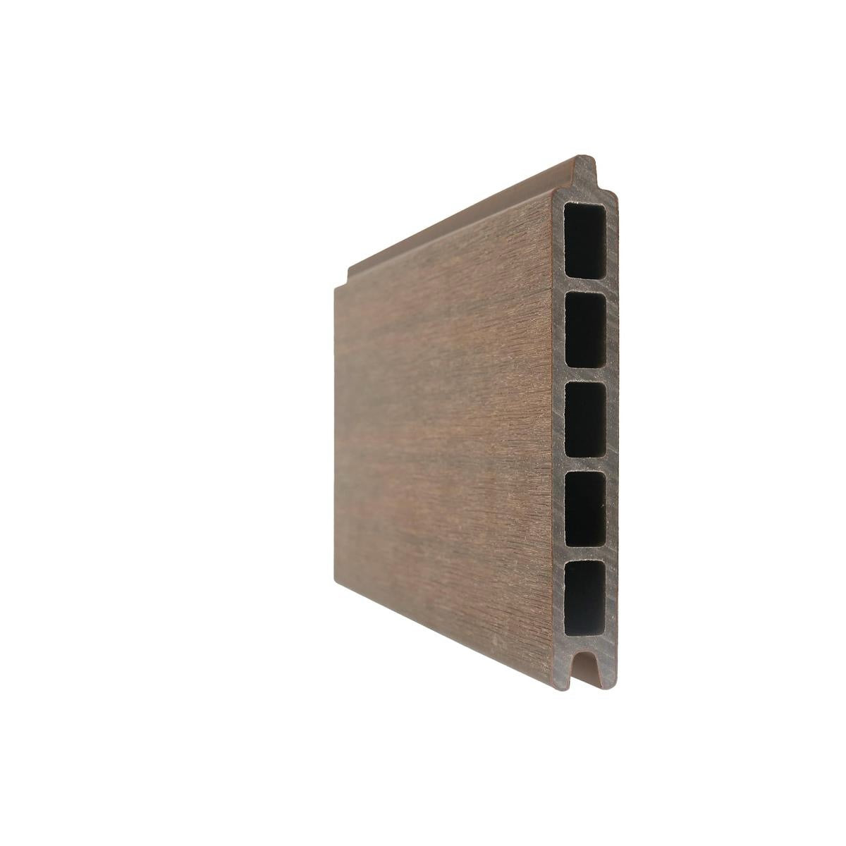 NewTechWood co-extrusie composiet schermplank, 2,1 x 16 x 180 cm, Teak 1060240