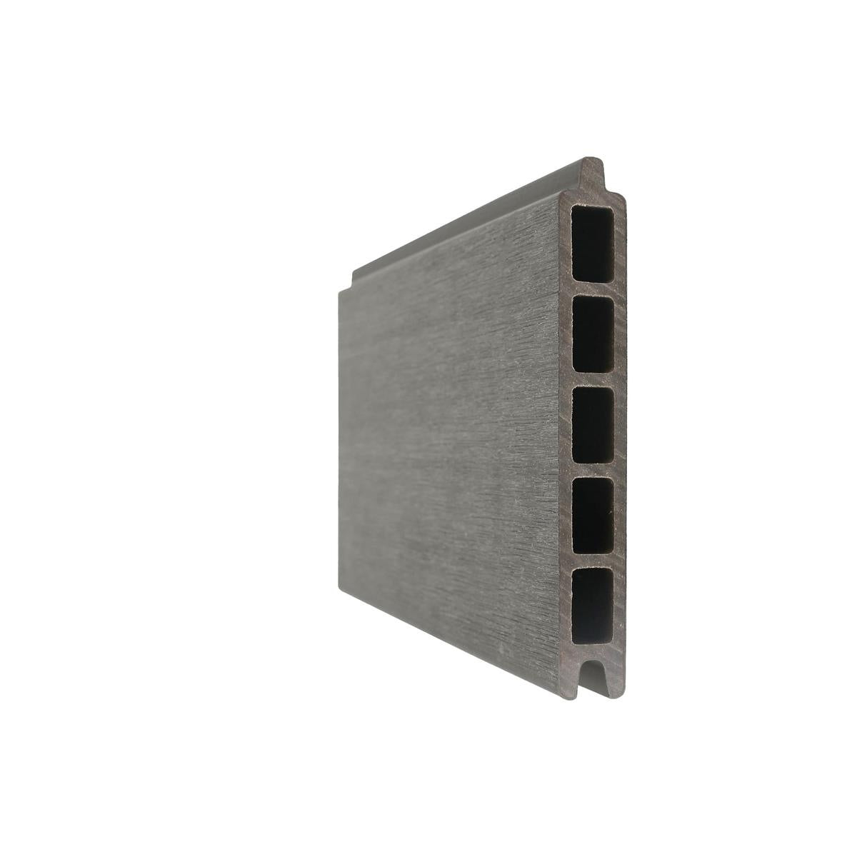 NewTechWood co-extrusie composiet schermplank, 2,1 x 16 x 180 cm, Silver Gray 1060238