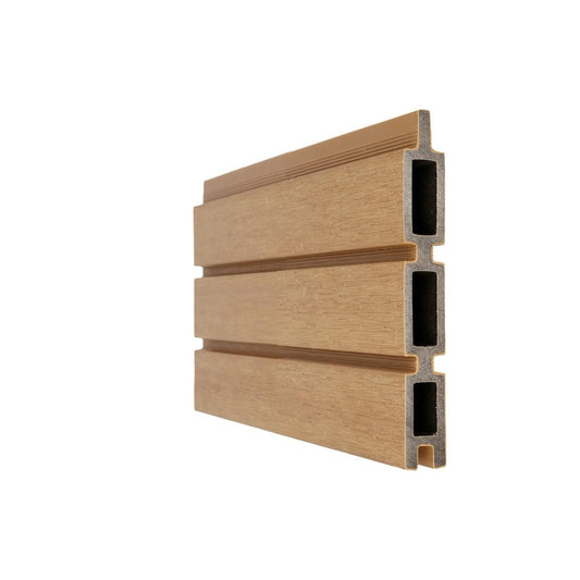 NewTechWood co-extrusie composiet Triple Rhombus schermplank, 2,1 x 16 x 180 cm, Red Cedar 1060242