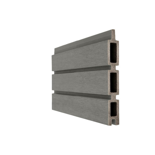 NewTechWood co-extrusie composiet Triple Rhombus schermplank, 2,1 x 16 x 180 cm, Silver Gray1060243