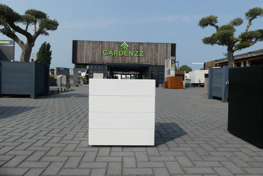 Strakke Design Bloembakken van Staal Wit