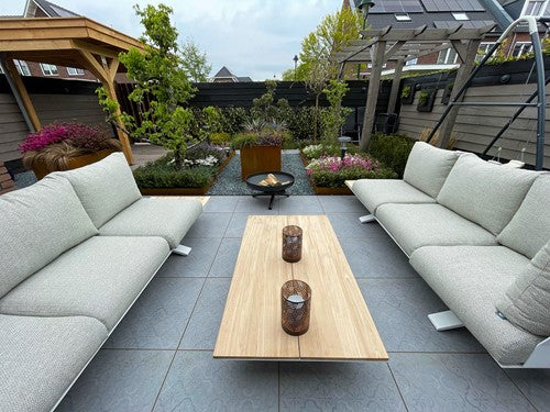 Cera4line Mento 60x60x4cm Bazzano decor donkergrijs keramische tegel