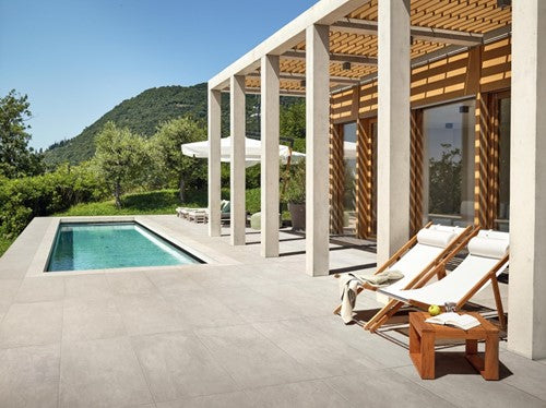 Ceramica Lastra 120x120x2cm Boost white crème keramische tegel