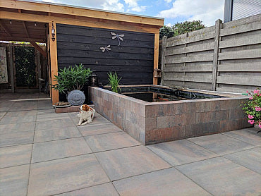 H2O comfort square 60x60x4 cm tricolore