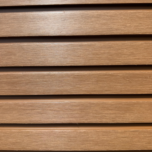 Composiet Schutting Scherm Compleet Teak Naturel – 1,80 Meter