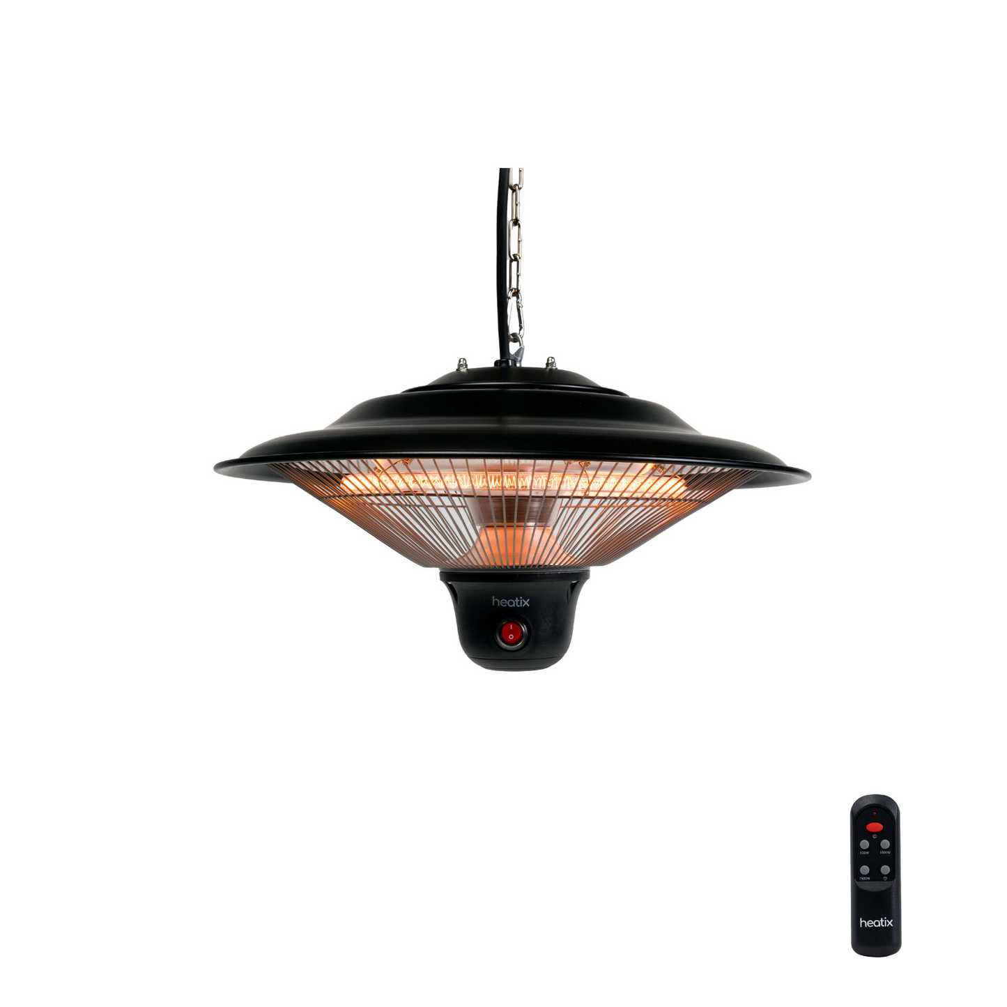 Hangende Heater 1500W - Heatix Terrasverwarmer