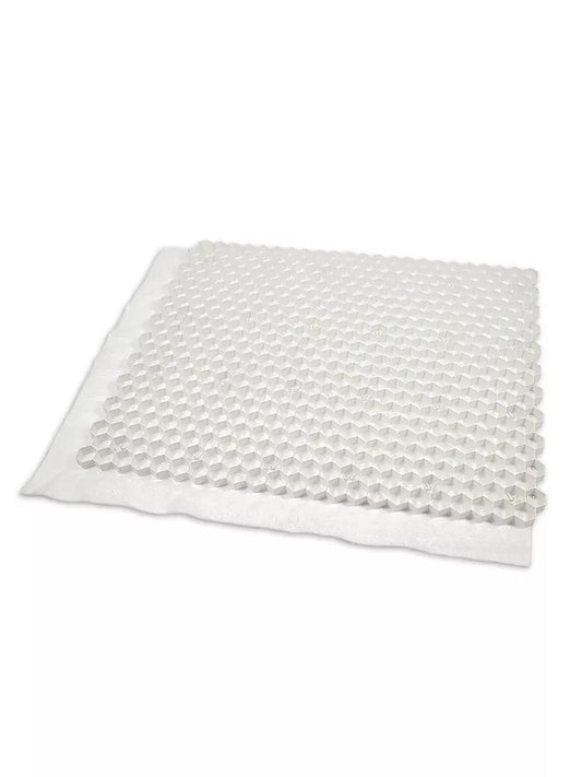 Grindmat met worteldoek EuroGravel Plus Wit 80x120x3 cm