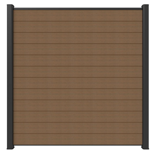 NewTechWood Co-extrusie composiet scherm, 180 x 180 cm, Teak 1064250
