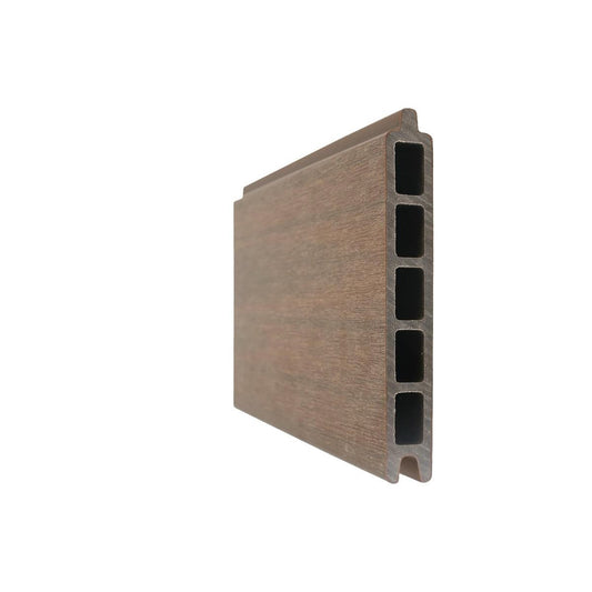 NewTechWood co-extrusie composiet schermplank, 2,1 x 16 x 180 cm, Teak 1060240