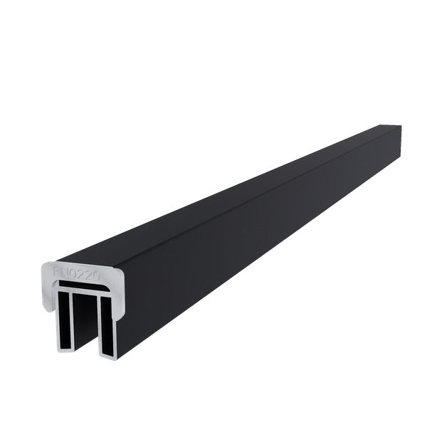 NewTechWood aluminium frameset t.b.v. triple schermplanken, zwart 1064416