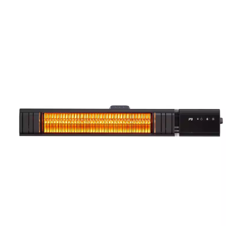 Heatix Wifi Wandmodel Zwart 2000 Watt terrasverwarmer