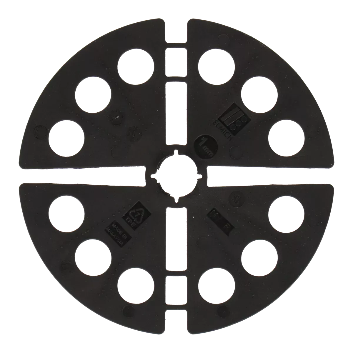 Rubber Vulplaat 1mm