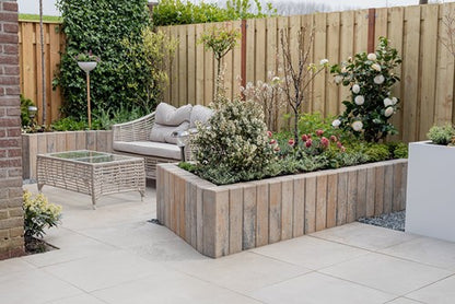 Cera4line Mento 60x60x4cm Promenade mud keramische tegel