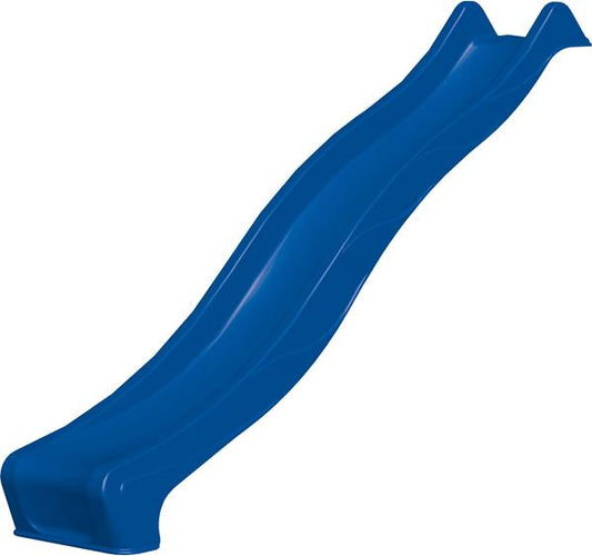 KUNSTSTOF GLIJBAAN 290 X 50 CM, 150 CM HOOG, BLAUW.