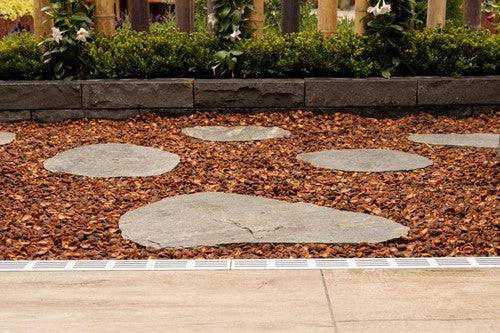 Staptegels Flagstone kwartsiet grey